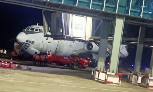 പോപുലർ ഫ്രണ്ട് റെയ്ഡ്: കരിപ്പൂരിൽ വ്യോമസേന വിമാനമെത്തി