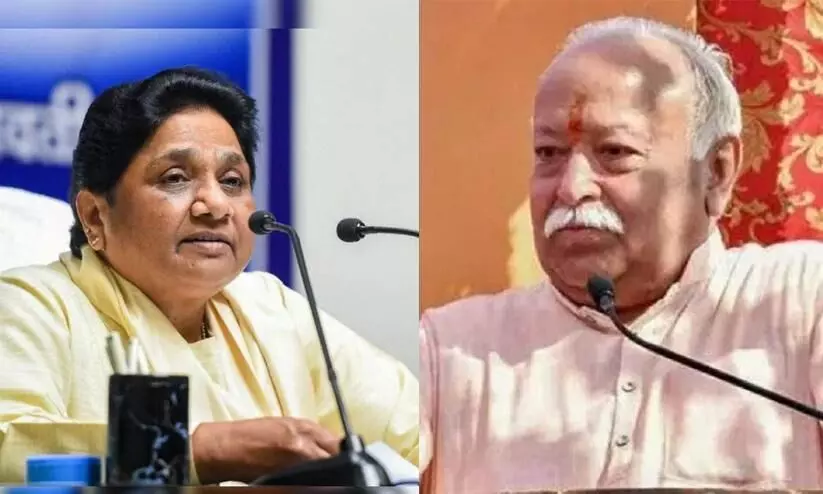 രാഷ്ട്രപിതാവ് ആയ സ്ഥിതിക്ക് മസ്ജിദുകളോടും മദ്റസകളോടുമുള്ള മനോഭാവം മാറുമോ?; മോഹൻ ഭാഗവതിനെ പരിഹസിച്ച് മായാവതി