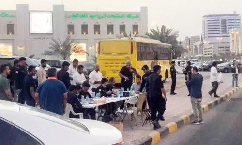 സാൽമിയ മേഖലയിൽ അപ്രതീക്ഷിത പരിശോധന