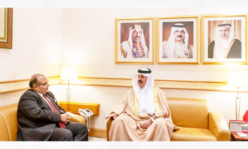 ഇന്ത്യൻ അംബാസഡർ ക്രൗൺ പ്രിൻസ് കോർട്ട് പ്രസിഡന്റുമായി കൂടിക്കാഴ്ച നടത്തി