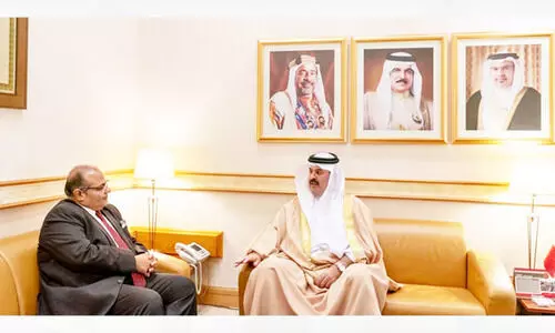 ഇന്ത്യൻ അംബാസഡർ ക്രൗൺ പ്രിൻസ് കോർട്ട് പ്രസിഡന്റുമായി കൂടിക്കാഴ്ച നടത്തി