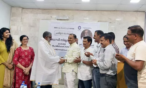 പി. ഹരീന്ദ്രനാഥിന് സ്വീകരണം