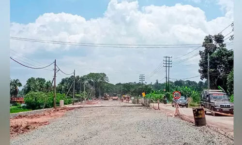 വൈദ്യുതി പോസ്റ്റുകൾ തടസ്സം; മെഡിക്കൽ കോളജ് റോഡ്​ നവീകരണം നീളും