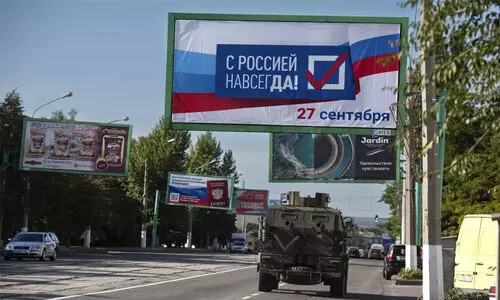 യുക്രെയ്നിൽ ഹിതപരിശോധന തുടങ്ങിയതായി റഷ്യ; 436 മൃതദേഹങ്ങൾകൂടി കണ്ടെടുത്തു