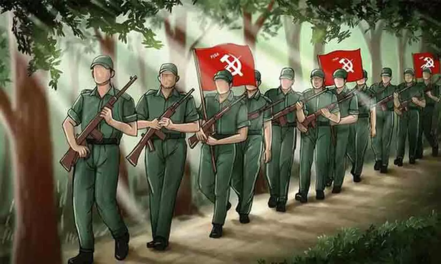 വയനാട് കുഞ്ഞോം ടൗണിൽ മാവോവാദി പോസ്റ്ററും ബാനറും