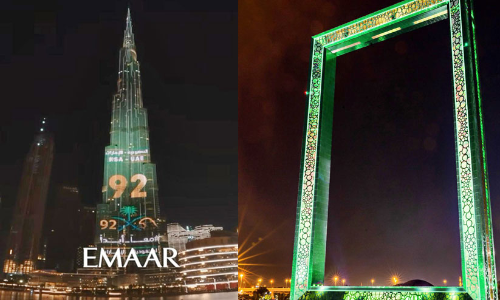 സൗദി ദേശീയദിനം ആഘോഷിച്ച്​ യു.എ.ഇ