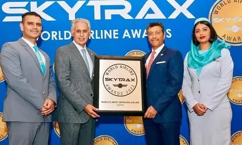 ഏ​റ്റ​വും മെ​ച്ച​പ്പെ​ട്ട എ​യ​ർ​ലൈ​ൻ പു​ര​സ്കാ​രം ഗ​ൾ​ഫ് എ​യ​റി​ന്