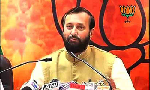 ഹർത്താൽ അക്രമത്തിന് ഇടത് സർക്കാരും ഉത്തരവാദി, ആർ.എസ്.എസ് സമാധാന സംഘടന -പ്രകാശ് ജാവഡേക്കർ