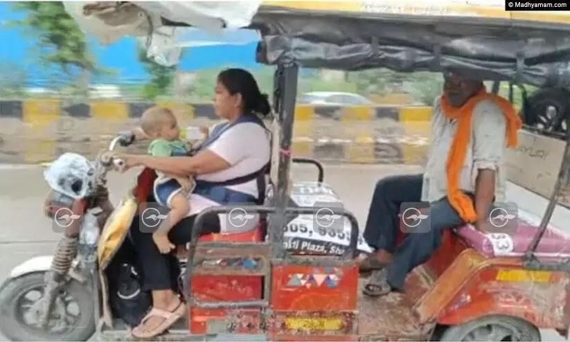 ഭർതൃ പീഡനം കാരണം വീടുവിട്ടിറങ്ങി; പിഞ്ചുകുഞ്ഞിനെ ചേർത്തുപിടിച്ച് ചഞ്ചലിന്റെ ജീവിതയാത്ര