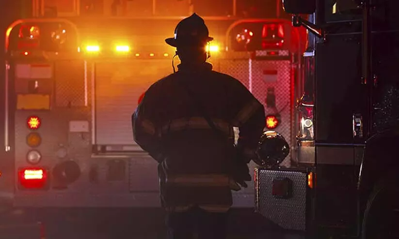 New Hospital Catches Fire In Andhra Pradesh New Hospital Catches Fire In Andhra Pradesh