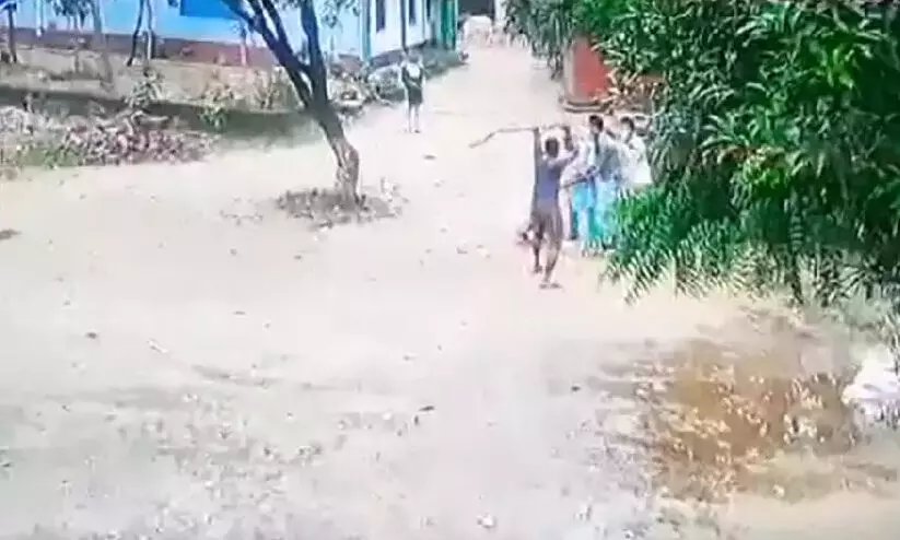 Class 12 boy open fires at school principal for scolding him in Sitapur Class 12 boy open fires at school principal for scolding him in Sitapur