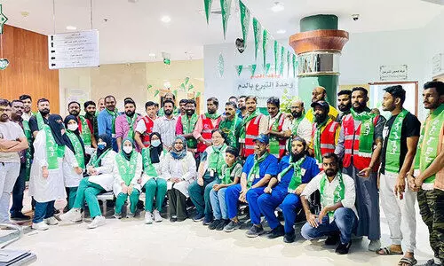 സൗ​ദി ദേ​ശീ​യ ദി​നം; ന​വോ​ദ​യ മ​ക്ക​യി​ൽ ര​ക്ത​ദാ​ന ക്യാ​മ്പ് സം​ഘ​ടി​പ്പി​ച്ചു