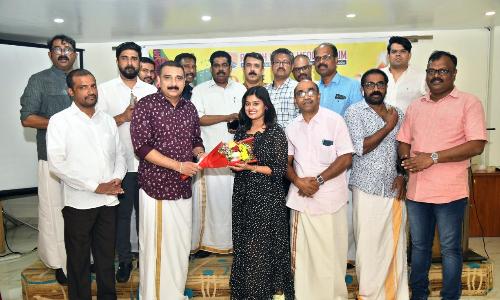 അ​ൻ​സി​ബ ഹ​സ്സ​ന് റിം​ഫ് സ്വീ​ക​ര​ണം ന​ൽ​കി