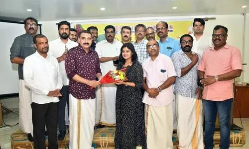 അ​ൻ​സി​ബ ഹ​സ്സ​ന് റിം​ഫ് സ്വീ​ക​ര​ണം ന​ൽ​കി