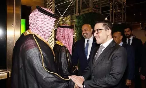 ​സൗ​ദി ദേ​ശീ​യ ദി​നം; സ്വീ​ക​ര​ണ​ത്തി​ൽ കു​വൈ​ത്ത് വി​ദേ​ശ​കാ​ര്യ മ​ന്ത്രി പ​ങ്കെ​ടു​ത്തു