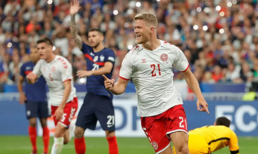 യുവേഫ നേഷൻസ് ലീഗ്: ഡെന്മാർക്കിൽ വീണ് ഫ്രാൻസ് യുവേഫ നേഷൻസ് ലീഗ്: ഡെന്മാർക്കിൽ വീണ് ഫ്രാൻസ്