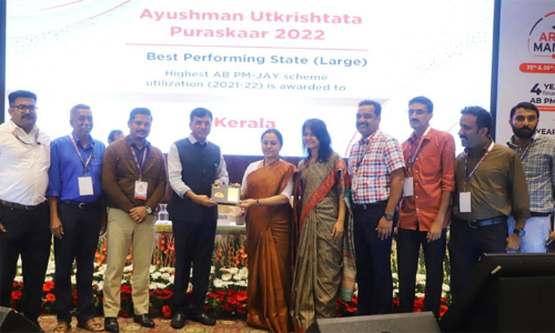 കേരളത്തിന് ദേശീയ പുരസ്‌കാരം; സൗജന്യ ചികിത്സയില്‍ ഇന്ത്യയില്‍ കേരളം ഒന്നാമത്