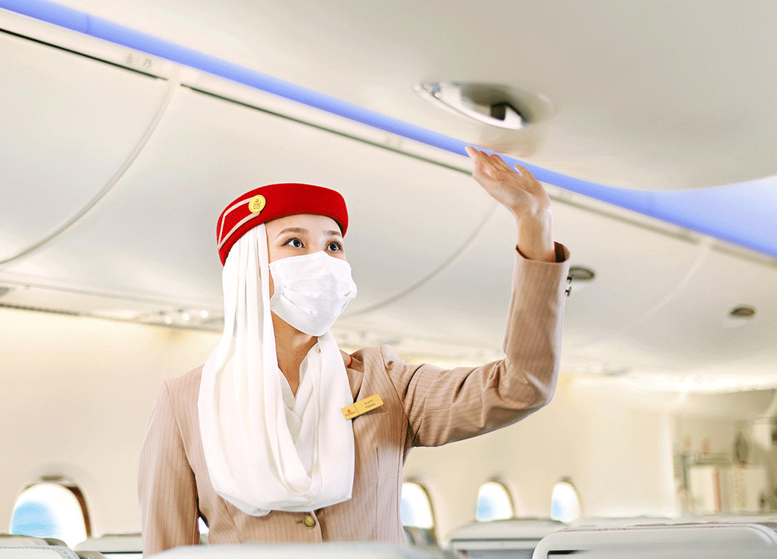 മാസ്ക് ഒഴിവാക്കി എമിറേറ്റ്സും ൈഫ്ല ദുബൈയും മാസ്ക് ഒഴിവാക്കി എമിറേറ്റ്സും ൈഫ്ല ദുബൈയും