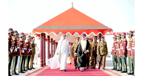 ദ്വിദിന സന്ദർശനത്തിന് ശൈഖ് മുഹമ്മദ് ഒമാനിൽ ദ്വിദിന സന്ദർശനത്തിന് ശൈഖ് മുഹമ്മദ് ഒമാനിൽ