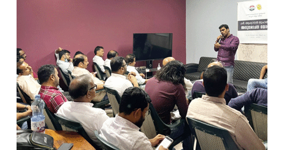 ആ​ര്യാ​ട​ൻ പ്ര​സ്ഥാ​ന​ത്തി​നു ക​രു​ത്തേ​കി​യ നേ​താ​വ് -സ​മീ​ർ ഏ​റാ​മ​ല