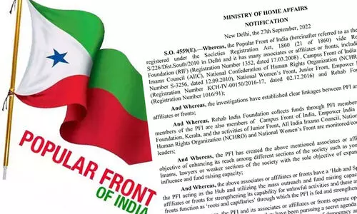 പോപുലർ ഫ്രണ്ട് നിരോധനത്തിന് കേന്ദ്ര സർക്കാർ പറയുന്ന കാരണങ്ങളിതാണ്