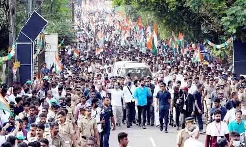 ആവേശാരവം തീർത്ത് രാഹുൽ തേക്കിൻ നാട്ടിൽ; ജാഥക്ക് നാളെ കേരളത്തിൽ സമാപനം