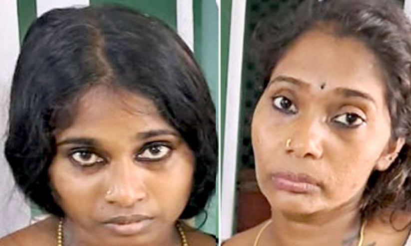 ബസിൽ മാല മോഷണം: രണ്ട് തമിഴ്നാട് സ്വദേശിനികൾ പിടിയിൽ ബസിൽ മാല മോഷണം: രണ്ട് തമിഴ്നാട് സ്വദേശിനികൾ പിടിയിൽ