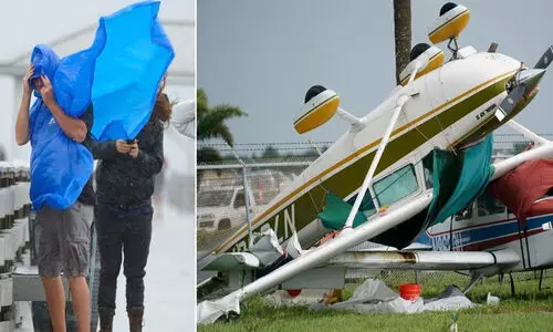 കാറുകളും മരങ്ങളും കെട്ടിടങ്ങളും പറക്കുന്നു; അമേരിക്കയെ വിറപ്പിച്ച് ഇയാൻ ചുഴലിക്കാറ്റ്