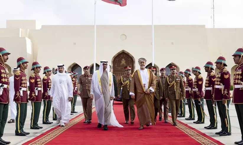 അ​യ​ൽ​ബ​ന്ധം ഊ​ഷ്മ​ള​മാ​ക്കി ശൈ​ഖ്​ മു​ഹ​മ്മ​ദി​ന്‍റെ ഒ​മാ​ൻ സ​ന്ദ​ർ​ശ​നം