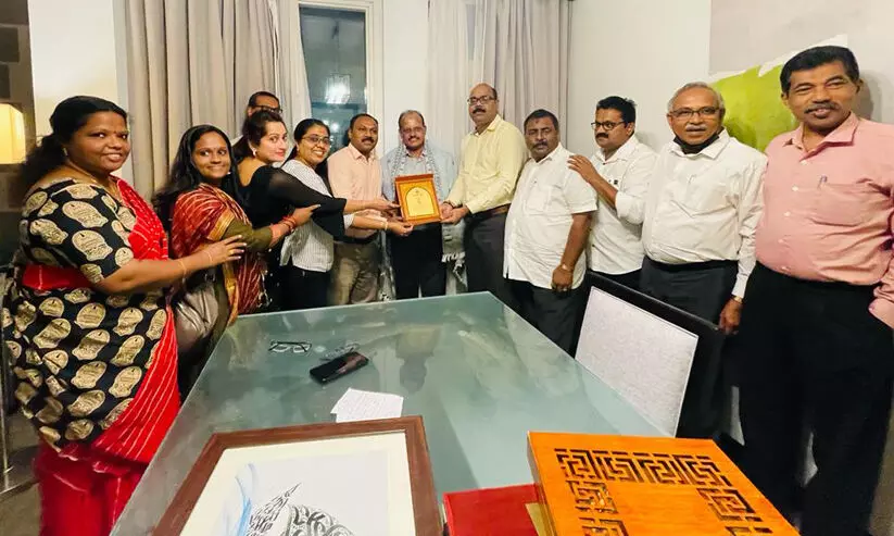 മ​ന്ത്രി അ​ഹ​മ്മ​ദ് ദേ​വ​ർ​കോ​വി​ലി​ന് സ്വീ​ക​ര​ണം