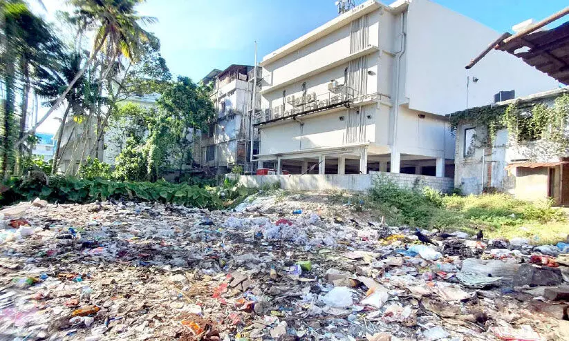 കച്ചേരിക്കുളം നിറയെ മാലിന്യം; പരിസരവാസികൾ ഭീഷണിയിൽ