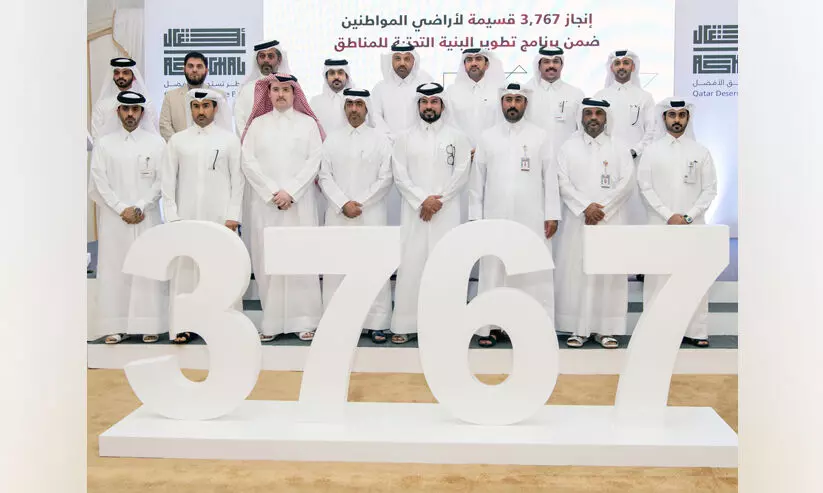 3767 പ്ലോട്ടുകൾ പൂർത്തിയാക്കി അശ്ഗാൽ 3767 പ്ലോട്ടുകൾ പൂർത്തിയാക്കി അശ്ഗാൽ