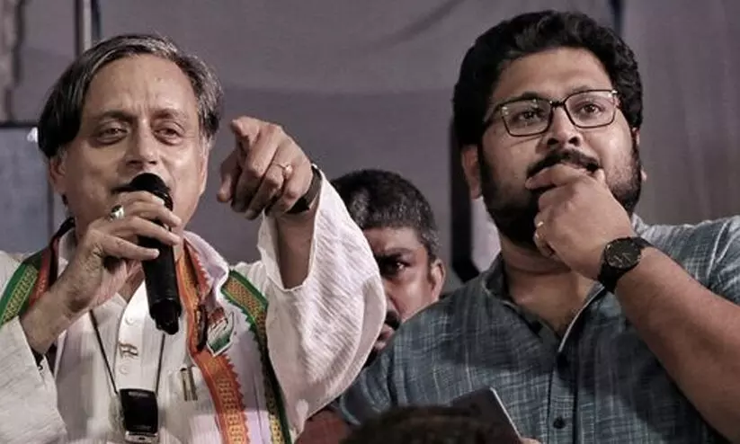 തരൂരിനെ പിന്തുണക്കാനുള്ള അഞ്ച് കാരണങ്ങൾ എണ്ണിപ്പറഞ്ഞ് കെഎസ് ശബരീനാഥൻ