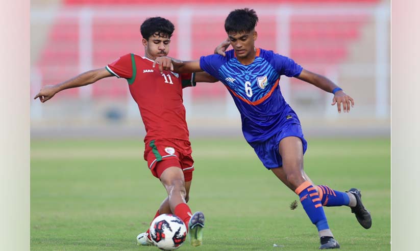 ഒമാനെതിരെ തിളക്കമുള്ള വിജയവുമായി ഇന്ത്യൻ കൗമാരപ്പട ഒമാനെതിരെ തിളക്കമുള്ള വിജയവുമായി ഇന്ത്യൻ കൗമാരപ്പട