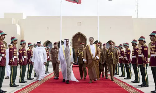 അ​യ​ൽ​ബ​ന്ധം ഊ​ഷ്മ​ള​മാ​ക്കി ശൈ​ഖ്​ മു​ഹ​മ്മ​ദി​ന്‍റെ ഒ​മാ​ൻ സ​ന്ദ​ർ​ശ​നം