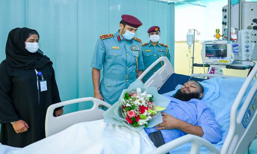 ഷാർജയിൽ പൊലീസ്​ ബസ്​ അപകടത്തിൽപെട്ട്​ ഡ്രൈവർ മരിച്ചു