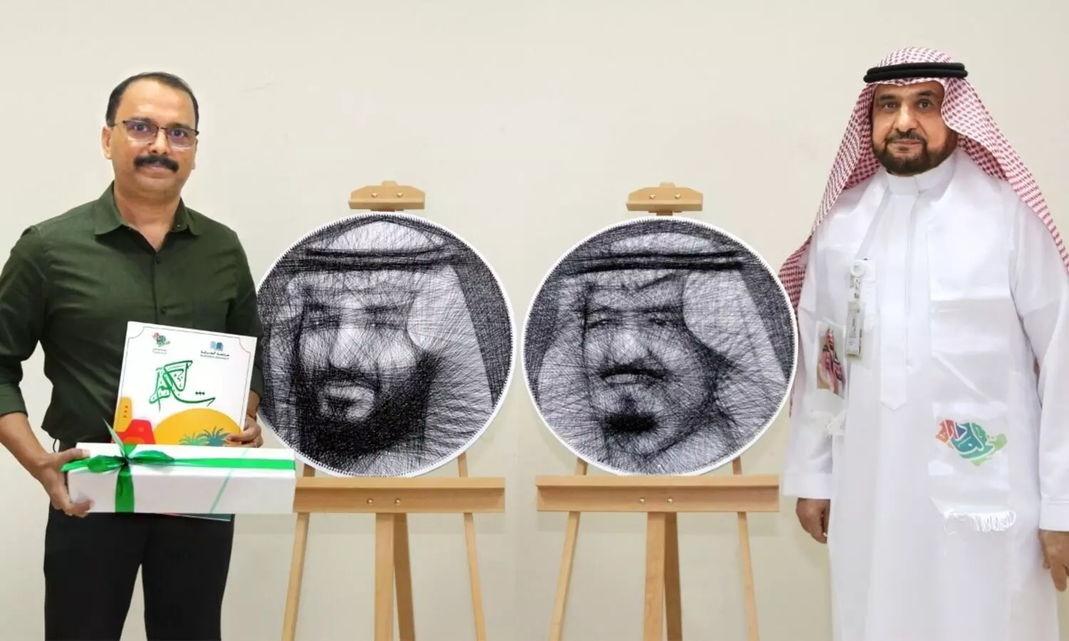 ആണിയും നൂലും കൊണ്ട്​ മനംകവരും ചിത്രങ്ങളൊരുക്കി ഷാജിത്ത്​