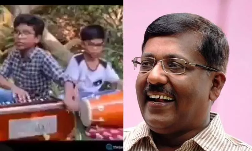 Singer VT Murali shared a video of children singing Singer VT Murali shared a video of children singing