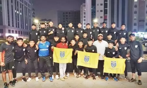 ഇ​ന്ത്യ​ൻ കൗ​മാ​ര​പ്പ​ട​ക്ക്​ ഒ​മാ​ൻ മ​ഞ്ഞ​പ്പ​ടയുടെ സ്വീ​ക​ര​ണം