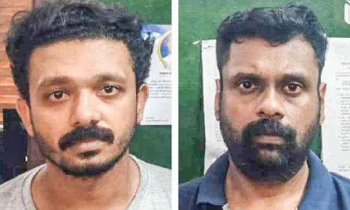 മോഷ്ടിച്ച ബൈക്കിൽ കറങ്ങി മാല പൊട്ടിക്കാൻ ശ്രമിച്ച രണ്ടുപേർ പിടിയിൽ