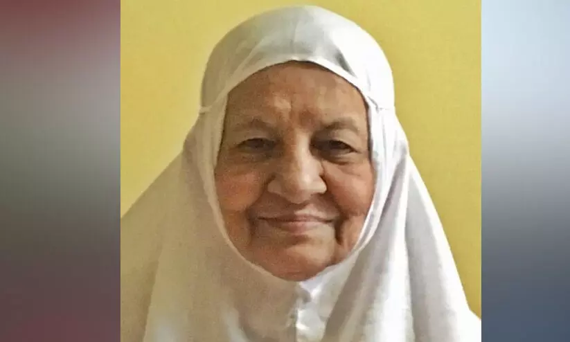 ഖദീജക്കുട്ടി ഉമ്മ നിര്യാതയായി ഖദീജക്കുട്ടി ഉമ്മ നിര്യാതയായി