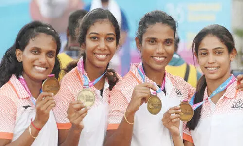 ദേശീയ ഗെയിംസ്: കേരളം ഓടിപ്പിടിച്ചു തുടങ്ങി