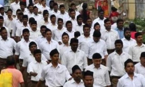 ഗാന്ധിജയന്തിയിൽ പുതുച്ചേരിയിൽ ആർ.എസ്​.എസ്​ മാർച്ച്​