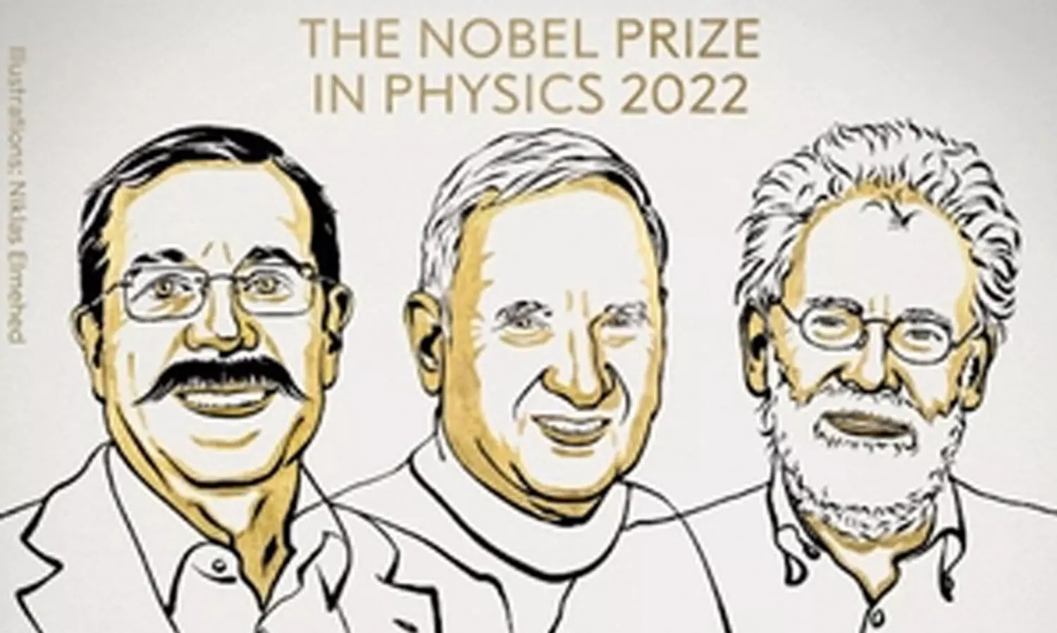 ഭൗതികശാസ്ത്ര നൊബേൽ പങ്കിട്ട് മൂന്ന് പേർ