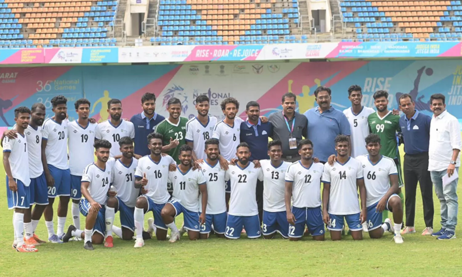 ദേശീയ ഗെയിംസ് ഫുട്ബാളിൽ കേരളം സെമിയിൽ; സർവിസസിനെ തോൽപിച്ചു