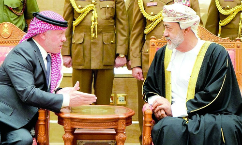 ജോർഡൻ രാജാവിന്‍റെ ഒമാൻ സന്ദർശനത്തിന്​ ഇന്ന്​ തുടക്കം