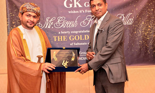 ഗിരീഷ് കുമാർ പിള്ളക്ക് ഒമാന്‍റെ ദീർഘകാല വിസ ലഭിച്ചു