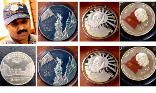 നാണയ വിപ്ലവം... ലോ​ക​ത്തി​ലെ ഇ​ട​തു രാ​ഷ്ട്രീ​യം   പ്ര​മേ​യ​മാ​ക്കി​യ നാ​ണ​യ ​ശേ​ഖ​ര​വു​മാ​യി സേ​തു