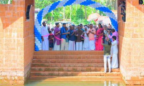 ക്ഷേത്രങ്ങളുടെ പണം സർക്കാർ കൊണ്ടുപോകുകയല്ല, 2.5 കോടി ചെലവഴിച്ച ക്ഷേത്ര ചിത്രവുമായി എം.ബി രാജേഷ്