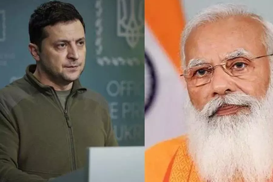 യുക്രെയ്ൻ വിഷയത്തിൽ സൈനികപരിഹാരം സാധ്യമല്ല- സെലൻസ്കിയോട് പ്രധാനമന്ത്രി നരേന്ദ്ര മോദി യുക്രെയ്ൻ വിഷയത്തിൽ സൈനികപരിഹാരം സാധ്യമല്ല- സെലൻസ്കിയോട് പ്രധാനമന്ത്രി നരേന്ദ്ര മോദി